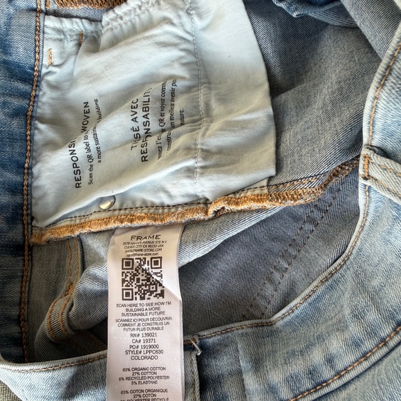 Frame Le Palazzo Crop Jeans, size 26 - Picture 5 of 5